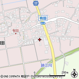 宮崎県宮崎市有田431周辺の地図