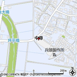 宮崎県宮崎市村角町（中尊）周辺の地図