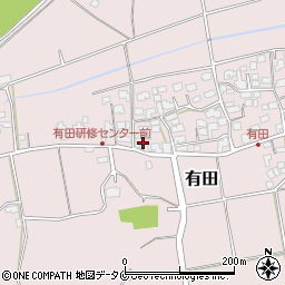 宮崎県宮崎市有田2051周辺の地図