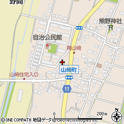 ローソン宮崎山崎町店周辺の地図