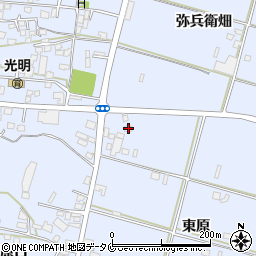 宮崎県宮崎市村角町東原3104周辺の地図