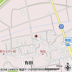 宮崎県宮崎市有田2071周辺の地図