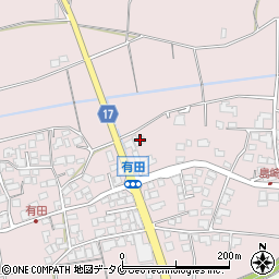 宮崎県宮崎市有田323周辺の地図