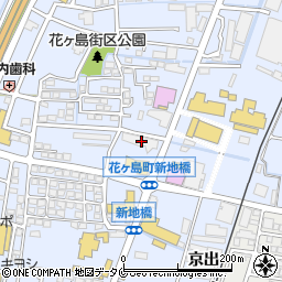 宮崎トヨタ自動車ネッツヒムカ花ヶ島店周辺の地図