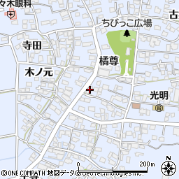 宮崎県宮崎市村角町橘尊1966周辺の地図