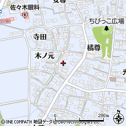 宮崎県宮崎市村角町橘尊1953周辺の地図