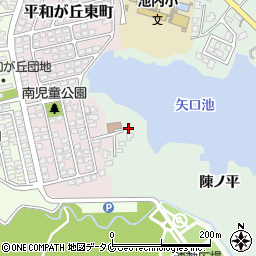 宮崎県宮崎市池内町陳ノ平593周辺の地図