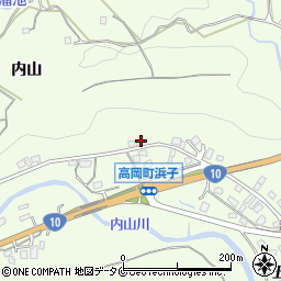 宮崎県宮崎市高岡町内山3196周辺の地図