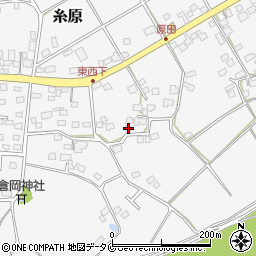 宮崎県宮崎市糸原2470-3周辺の地図