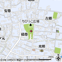 宮崎県宮崎市村角町橘尊1975周辺の地図