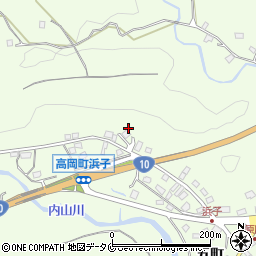 宮崎県宮崎市高岡町内山3189周辺の地図