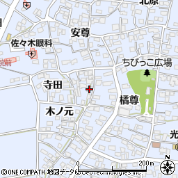 宮崎県宮崎市村角町橘尊2035周辺の地図