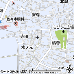 宮崎県宮崎市村角町橘尊2032周辺の地図