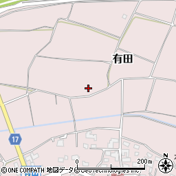 宮崎県宮崎市有田3206周辺の地図