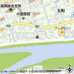 宮崎県宮崎市高岡町五町300-2周辺の地図