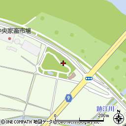 跡江緑地広場周辺の地図
