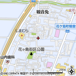 宮崎県宮崎市花ケ島町周辺の地図