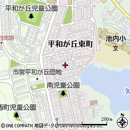 宮崎県宮崎市平和が丘東町周辺の地図