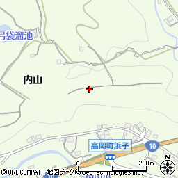 宮崎県宮崎市高岡町内山1821周辺の地図