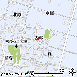 宮崎県宮崎市村角町古郷周辺の地図