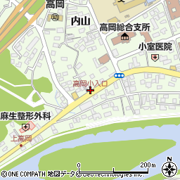 高岡小入口周辺の地図