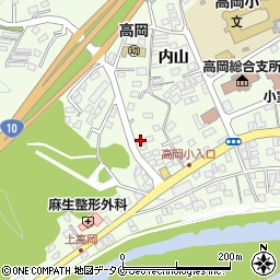 宮崎県宮崎市高岡町内山3084周辺の地図