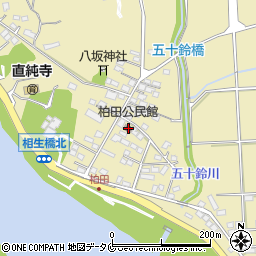 柏田公民館周辺の地図