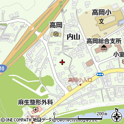 宮崎県宮崎市高岡町内山3079周辺の地図