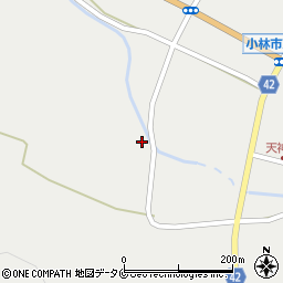 宮崎県小林市野尻町東麓2291周辺の地図