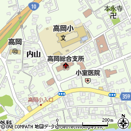 宮崎県宮崎市高岡町内山2887周辺の地図