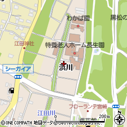 宮崎県宮崎市山崎町浜川周辺の地図