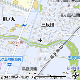 三反田緑地広場周辺の地図