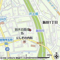宮崎中央農業協同組合　高岡統括支店管理周辺の地図