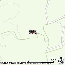 鹿児島県さつま町（薩摩郡）紫尾周辺の地図