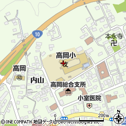 宮崎県宮崎市高岡町内山2900周辺の地図