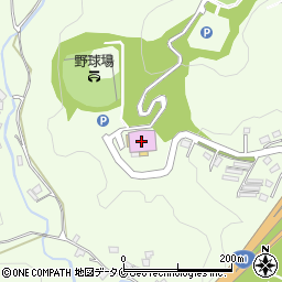 宮崎市天ヶ城公園体育館周辺の地図