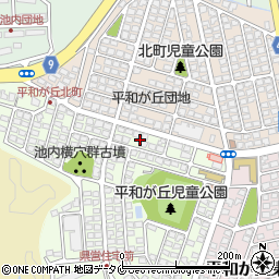 宮崎県宮崎市平和が丘西町3周辺の地図