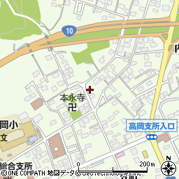宮崎県宮崎市高岡町内山2801周辺の地図