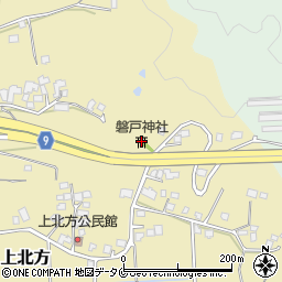 磐戸神社周辺の地図