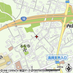 宮崎県宮崎市高岡町内山2795-2周辺の地図