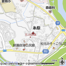芳生あやめ館周辺の地図