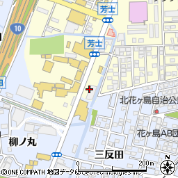株式会社日米商会宮崎営業所周辺の地図