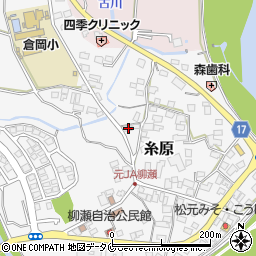 宮崎県宮崎市糸原471-2周辺の地図