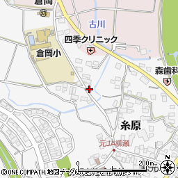 宮崎県宮崎市糸原578-1周辺の地図