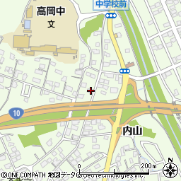 宮崎県宮崎市高岡町内山2750-3周辺の地図