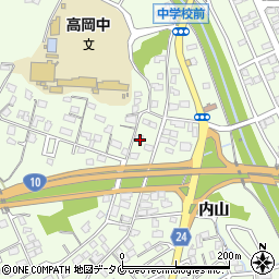 宮崎県宮崎市高岡町内山2750-1周辺の地図