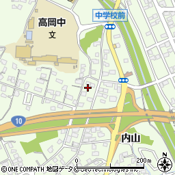 宮崎県宮崎市高岡町内山2747周辺の地図