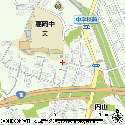 宮崎県宮崎市高岡町内山2708周辺の地図
