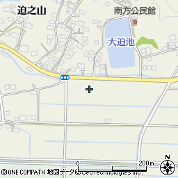 宮崎県宮崎市南方町周辺の地図