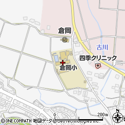 宮崎市立倉岡小学校周辺の地図
